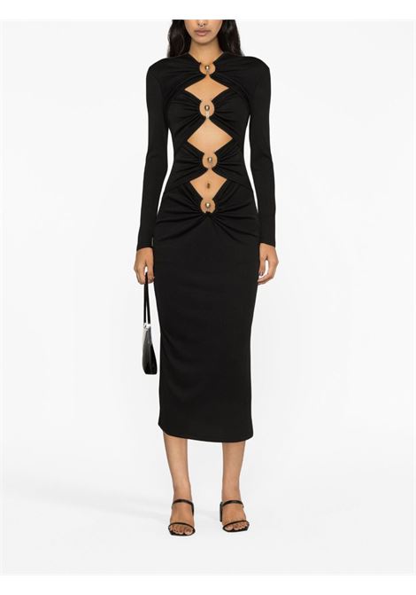 Black Orbit cut-out midi dress Christopher Esber - women CHRISTOPHER ESBER | 23033053BLK